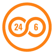 24/6 around-the-clock availability icon