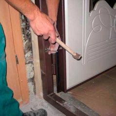 Replacement of Hosem/Rav Bariach steel door