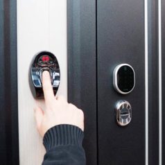 Installing a smart biometric lock
