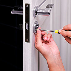 Opening the door lock